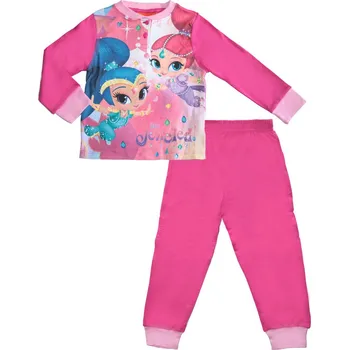 Dívčí pyžamo Shimmer a Shine - Dívčí růžové pyžamo Velikost: 110