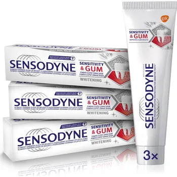 Sensodyne Sensitivity&Gum Whitening, 3x 75 ml