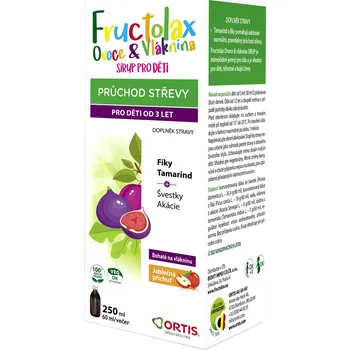 Přírodní produkt Ortis Fructolax Sirup pro děti 250 ml