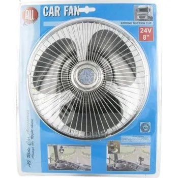 Elektronika vytápění a ventilace Kovový ventilátor s přísavkou, napětí 24V