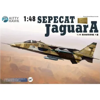 Plastikový model Kitty Hawk Sepecat Jaguar A 1:48