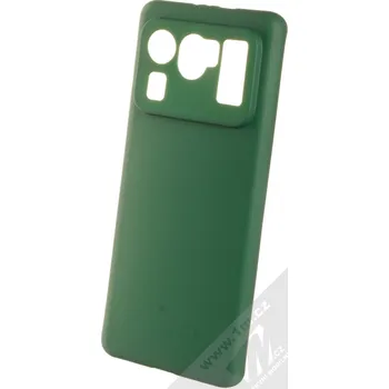 Pouzdro na mobilní telefon 1Mcz Matt Skinny TPU ochranný silikonový kryt pro Xiaomi Mi 11 Ultra tmavě zelená (forest green)