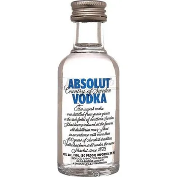 Vodka MINI Absolut 0,05l 40% sklo