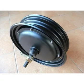 Elektrokolo Elektromotor 1000W/48V vestavěný v desetipalcovém ráfku, včetně řídící jednotky a akcelerátoru - PROGRAMOVATELNÁ řídící jednotka s LCD displejem a páčkovým akcelerátorem