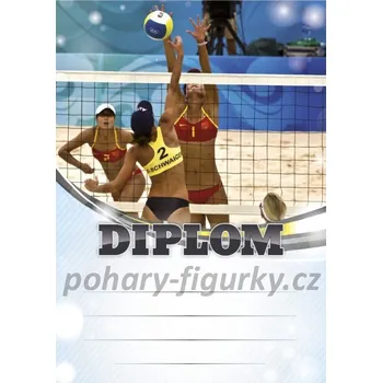 Diplom beach volleyball ženy 6638