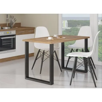 Jídelní set Jídelní stůl PILGRIM 185x67 cm černá/lancelot