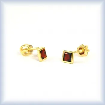 Náušnice bílé zlato