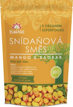 Iswari Snídaňová směs Mango a Baobab Bio 300 g