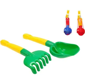 Hračka na písek M.T. Lopatka + hrabičky Barva: Zelená