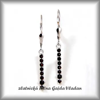 Náušnice bílé zlato