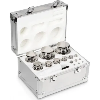 Sada zkušebního závaží Kern 1 g - 10 kg, OIML F1, ECO, hliníkový kufr, s možností akreditované kalibrace