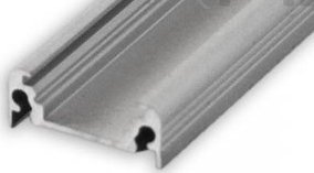 Hliníkový profil SURFACE10 BC/UX pro led pásky 20x8mm W-I 11 BC/UX (3m) (povrchový profil W-I SURFACE 10 (3m))