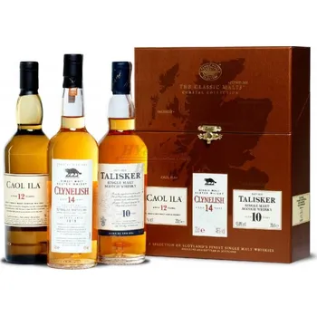 Whisky Kolekce Caol Ila 12YO, Clyneslish 14YO, Talisker 10YO 0,2l 43%