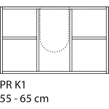Koupelnový nábytek Organizér zásuvky Intedoor 55-65 cm PR K1
