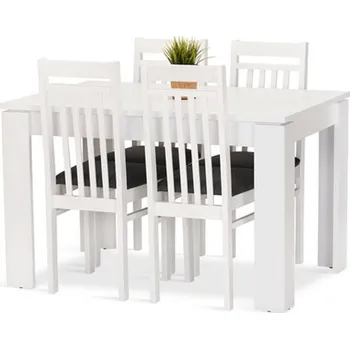 Jídelní set Nábytek PEGAS s.r.o. Jídelní set Dante 4 bílá/zelená