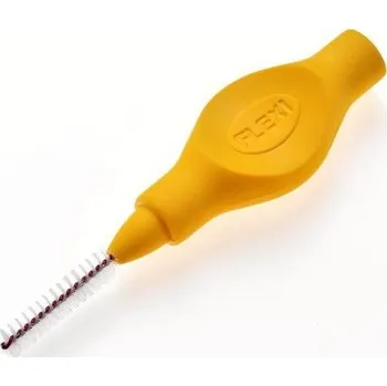 Zubní kartáček Tandex Flexi 0,7mm mezizubní kartáček (žlutý) 6ks + kryt