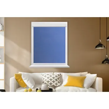 Roleta Rolux Vnitřní zastiňující látková roleta Color hit Modrá delft (BERLIN 0940), 500 mm, 1600 mm