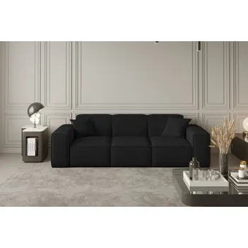 Pohovka Trojsedačka Luga - Černá