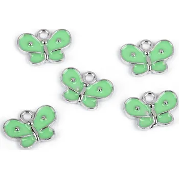 Přívěsek Přívěsek mini zvířátka, barva 1 (80649) mint motýl