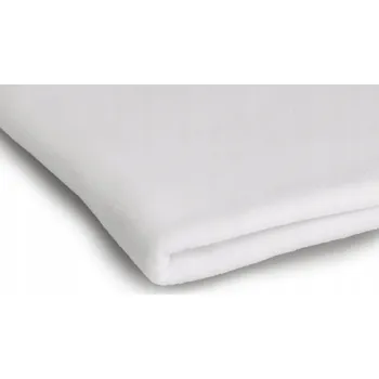 Látka Microfleece Bílý