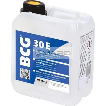 Instalatérský materiál BCG Prostředek pro zatěsnění topení 30E, 2,5 litru (do ztráty 30 l/den), 1000602501