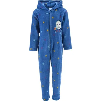 Dívčí pyžamo Disney Frozen Modré dívčí "onesie" pyžamo Velikost: 128