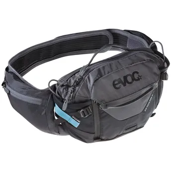 Ledvinka Evoc Hip Pack Pro 3 l + 1,5 l pitný vak, Black/Carbon Grey