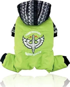 Obleček pro psa Surtep Sport kombinéza s kapucí zelená S