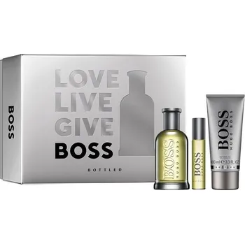 Hugo Boss Hugo Boss BOSS Bottled SET: Toaletní voda 100ml + Toaletní voda 10ml + Sprchový gél 100ml Pre mužov Toaletní voda