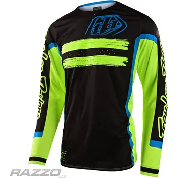 cyklistický dres Pánský dres TroyLeeDesigns SE PRO Jersey Marker Black Yellow 2023 XL
