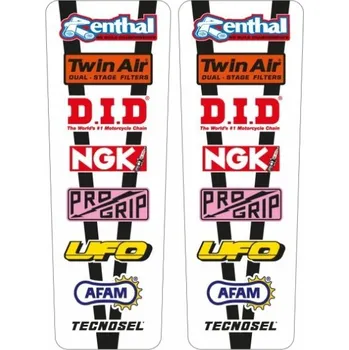 Samolepicí dekorace na vozidlo BLACKBIRD sada univerzálních polepů na blatníky