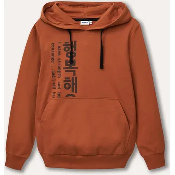 Chlapecká mikina Chlapecká mikina - Winkiki WJB 22111, hnědá/ 335 Barva: Hnědá, Velikost: 146