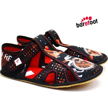 Chlapecké bačkory Dětské barefoot bačkory EF BAREFOOT 386 Rex Velikost: 25
