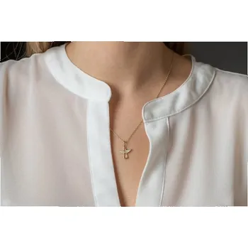 Přívěsek Andělský přívěsek Agnes II, zlato s brilianty Materiál šperku: Bílé zlato