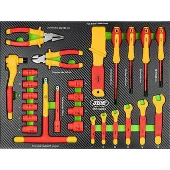 Sada nářadí Modul s izolovanou sadou nářadí VDE JBM 54093