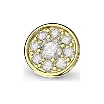 Přívěsek Elegantní briliantový přívěsek Heidy Materiál šperku: Žluté zlato