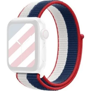 Řemínek na hodinky Nylonový řemínek se zapínáním na suchý zip pro Apple Watch 42mm / 41mm / 40mm / 38mm - USA