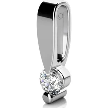 Přívěsek Zlatý přívěsek Amie se zirkonem Materiál šperku: Bílé zlato