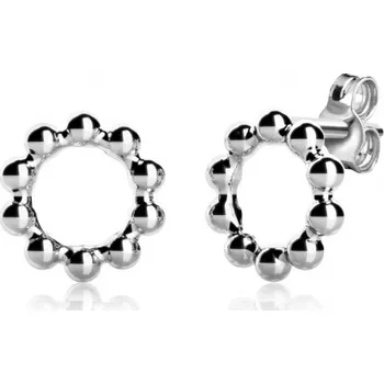 Náušnice Jemné zlaté pecky Bubbles, puzeta Materiál šperku: Bílé zlato