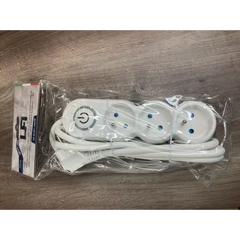 Prodlužovací kabel Prodlužovací kabel s vypínačem 1,5m, 3 zásuvky 16A