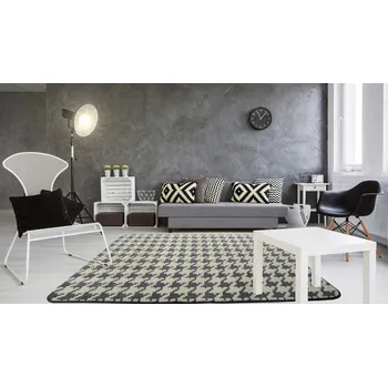 Koberec Kusové koberce do kuchyňe v šedé barvě 140 x 200 cmj