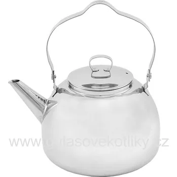 Kempingové nádobí Konvice na čaj nebo kávu 1,5 L nerez (nerezová tábornická konvice na čaj nebo kávu)