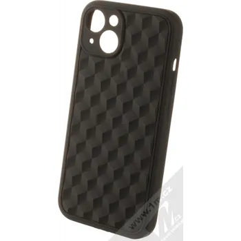 Pouzdro na mobilní telefon 1Mcz 3D Krychličky ochranný kryt pro Apple iPhone 13 černá (black)