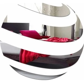 Zrcadlo Dekorační zrcadlové nálepky v kulatém tvaru