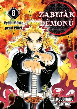 Komiks pro dospělé Zabiják démonů 8: Vyšší měsíc proti pilíři - Kojoharu Gotóge (2022, brožovaná)