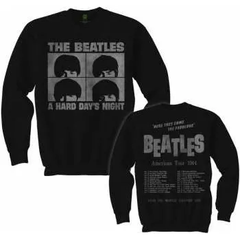 Zahraniční hudba Merch The Beatles: The Beatles Unisex Long Sleeve T-shirt: Hard Days Night (back Print) (small) S