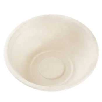 Jednorázové nádobí EcoPack Miska EKO z cukrové třtiny 710 ml O211 mm kulatá béžová bal/50 ks