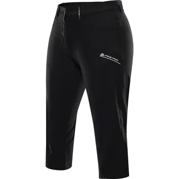 Dámské kalhoty Alpine Pro Kadeka 3 Dámské capri LPAT386 černá 34