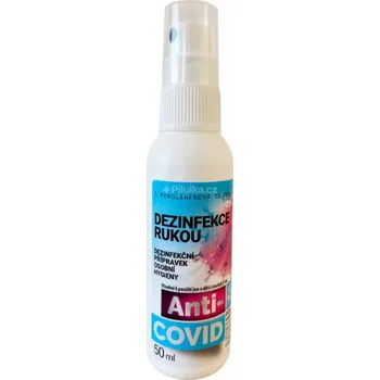 Dezinfekce Anti-COVID Dezinfekční přípravek, mechanický rozprašovač 50ml