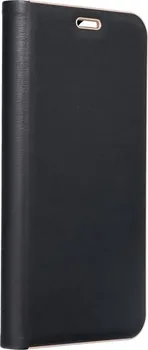 Pouzdro na mobilní telefon Forcell Luna Book Gold pro Xiaomi Redmi Note 9T 5G černé